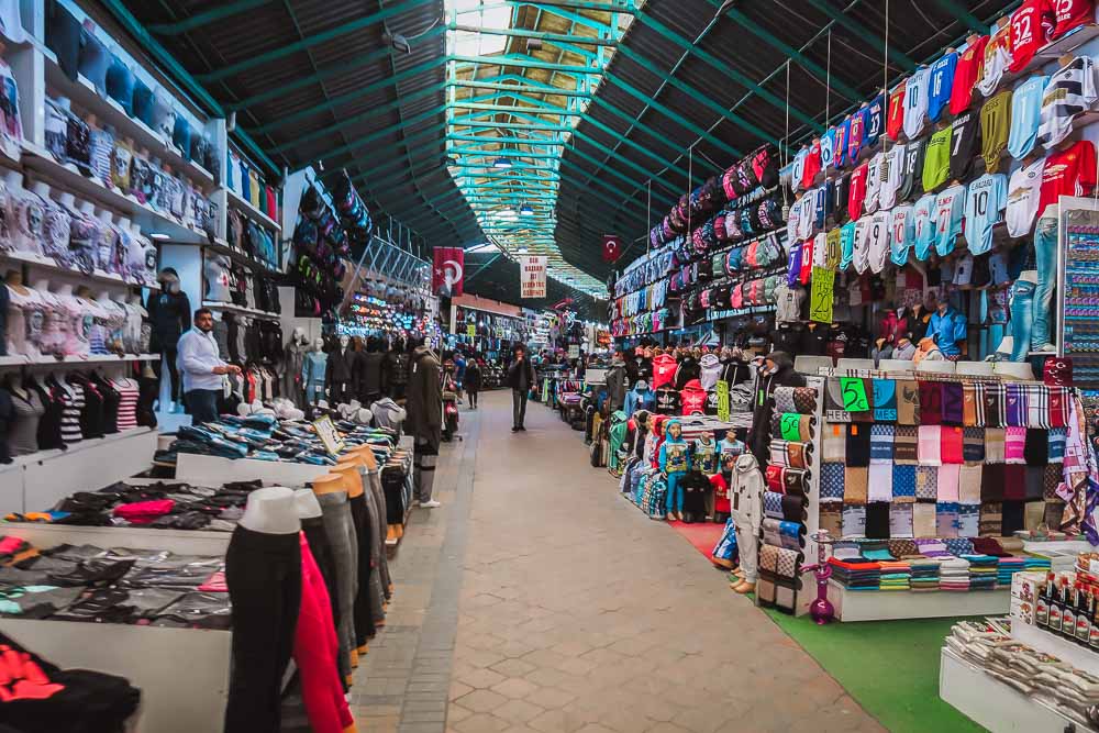 Manavgat Bazaar in Antalya in Turkey