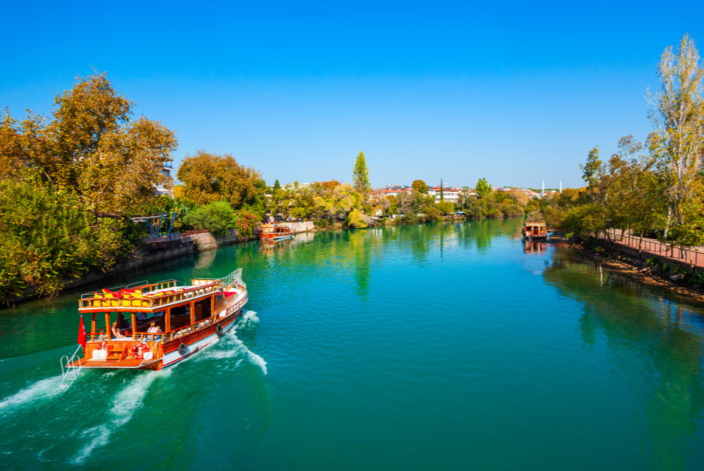 manavgat river in Antalya in Turkey